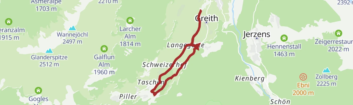 Route map: Klausboden Runde Klein